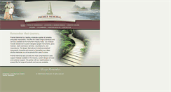 Desktop Screenshot of premiermemorial.com